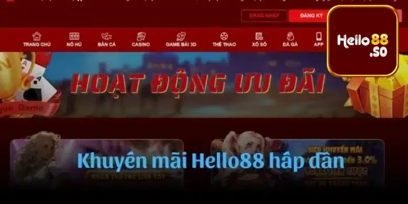 Thông tin về khuyến mãi Hello88